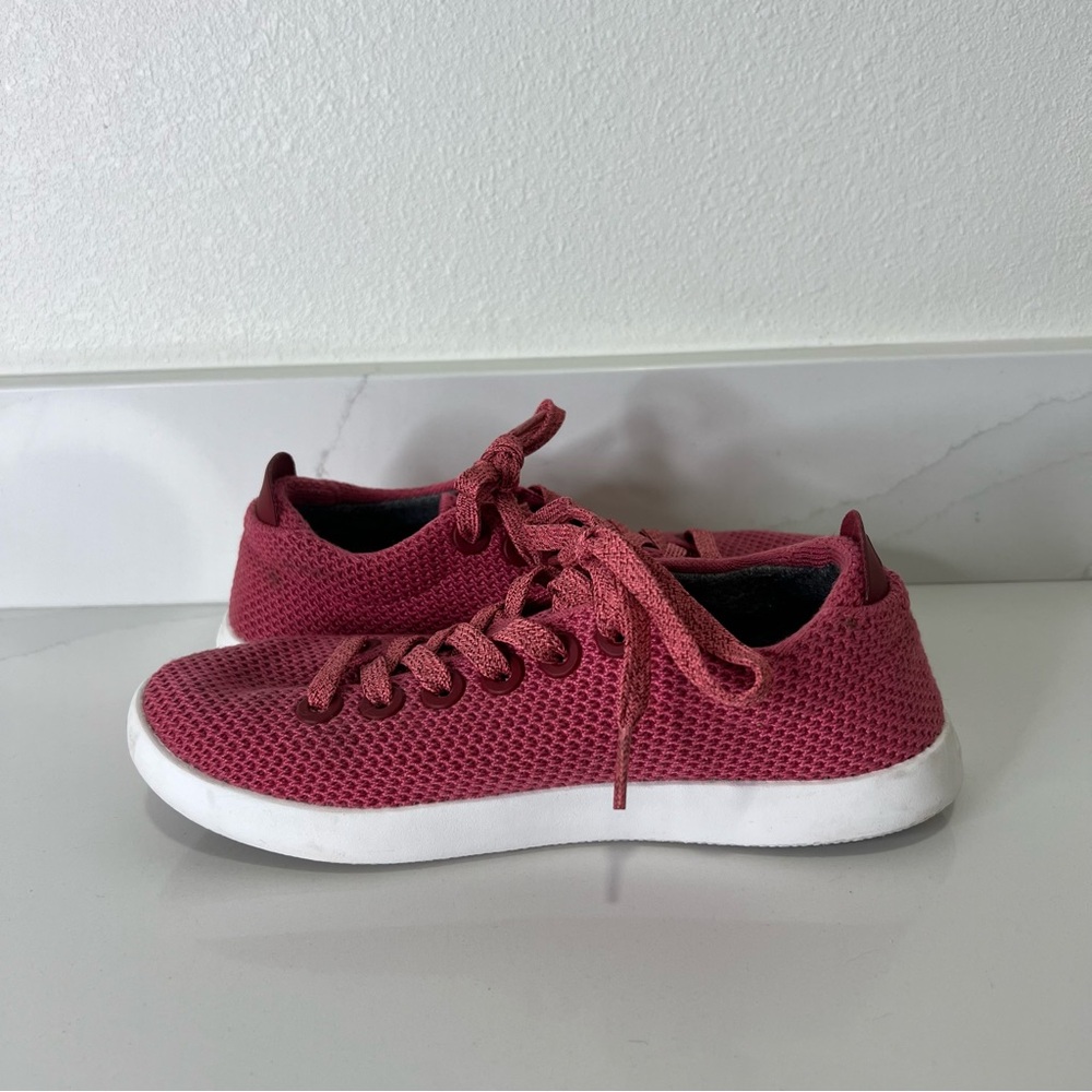 Allbirds Womens Tree Piper Sneakers Lux Pink Lightweight Washable Shoes Size 7 - Picture 7 of 16